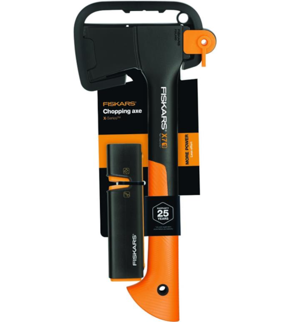 FISKARS Siekiera X7 FS121423 + ostrzałka FS120740