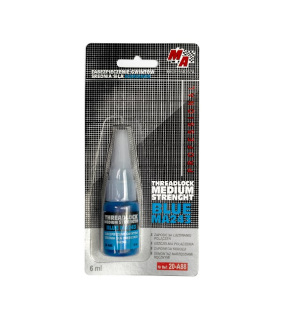 Preparat do zabezpieczania gwintów 6ml NIEBIESKI MOJE AUTO