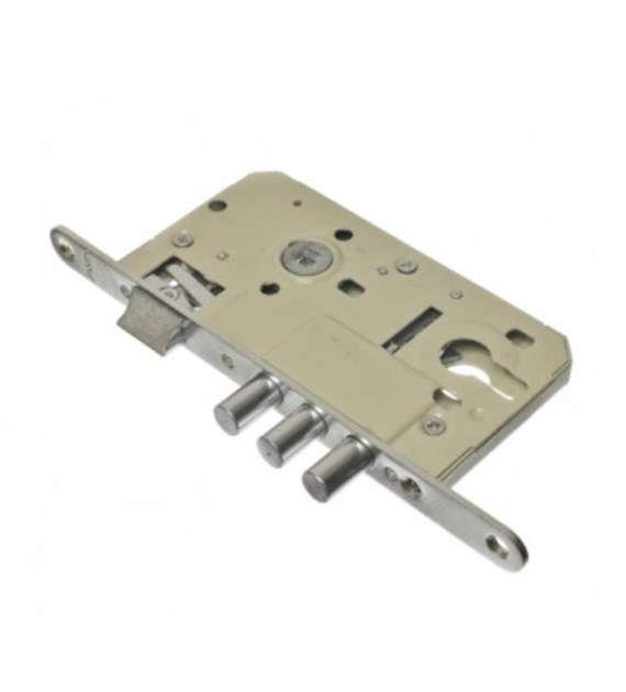 Zamek drzwiowy wpuszczany JANIA 3-bolcowy 72/50 wkładka