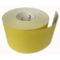 Papier żółty ścierny szer. 115mm gr. 220 rolka 50m
