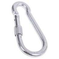 Karabińczyk z zabezpieczeniem fi12 x 140 mm DIAMANTO