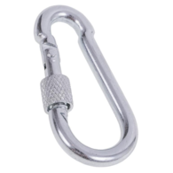 Karabińczyk z zabezpieczeniem 50 mm DIAMANTO