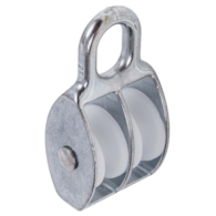 Bloczek podwójny z plastikową rolką 20 mm DIAMANTO