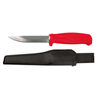 Nóż uniwersalny 215mm z kaburą - stal nierdzewna STERG