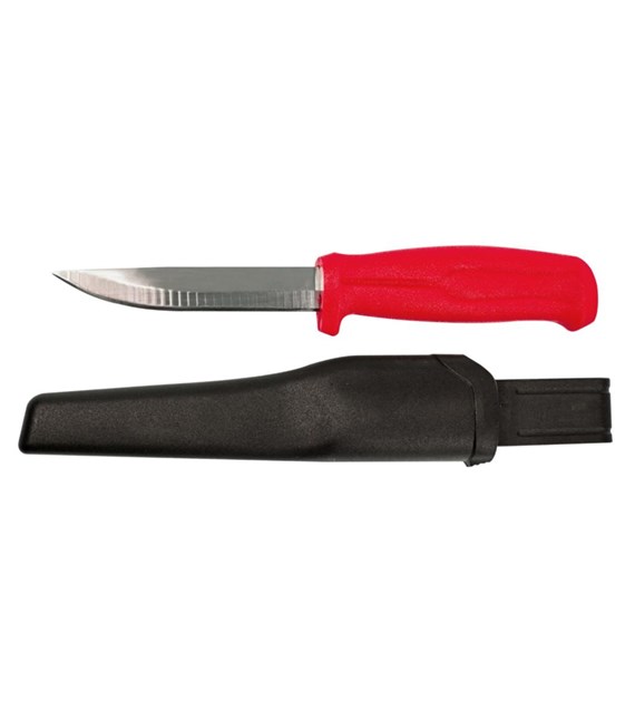 Nóż uniwersalny 215mm z kaburą - stal nierdzewna STERG