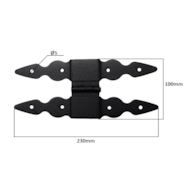 Zawias GOORAL  H  230mm środkowy malowany proszkowo