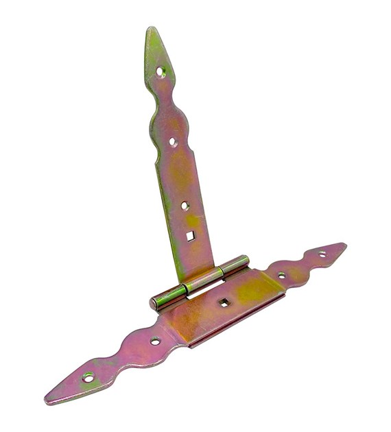 Zawias GOORAL  T  200mm z nakładką ocynk żółty