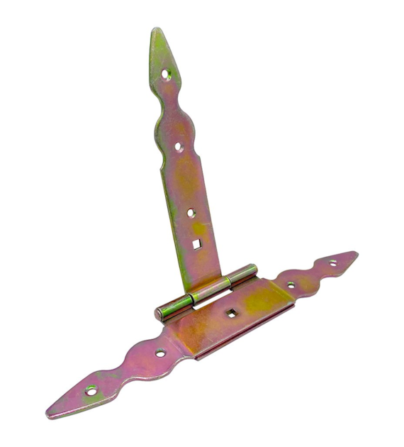 Zawias GOORAL  T  200mm z nakładką ocynk żółty