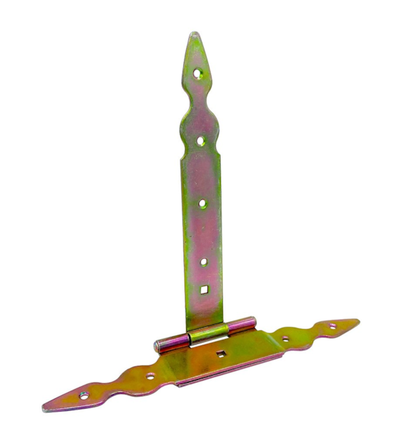 Zawias GOORAL  T  250mm z nakładką ocynk żółty