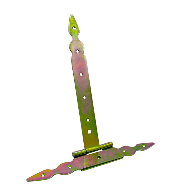 Zawias GOORAL  T  300mm z nakładką ocynk żółty