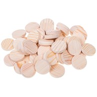 Fleki sosna/świerk gałęziowe fi35x9mm, 100szt