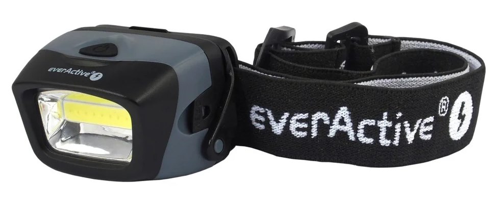Latarka czołowa everActive HL-150 (dioda COB)