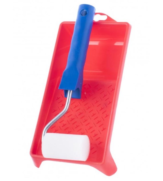 Wałek gąbka z kuwetą 10 cm (moltopren)