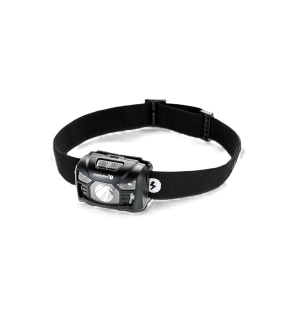 Latarka czołowa everActive HL-160 (światło białe i czerwone)