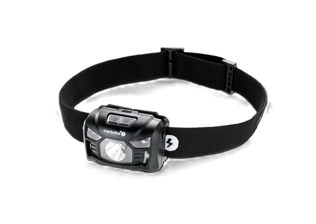 Latarka czołowa everActive HL-160 (światło białe i czerwone)