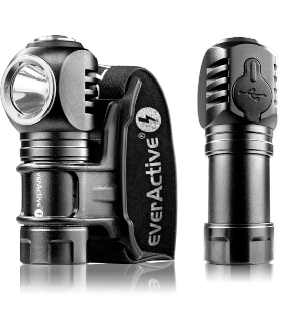 Latarka czołowa/ręczna everActive FL-55R Dripple