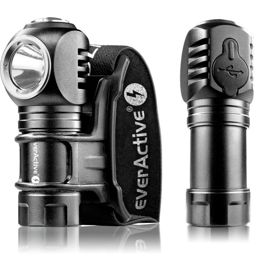 Latarka czołowa/ręczna everActive FL-55R Dripple