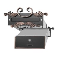 Skrzynka na listy do muru 90x275x300mm (ozdobna)