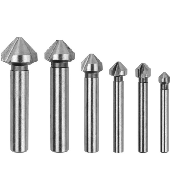 WAART Zestaw fazowników do metalu 6,3 - 20,5 mm 6 szt