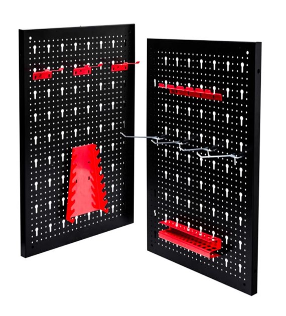 WAART Tablica warsztatowa metalowa + 10 haków