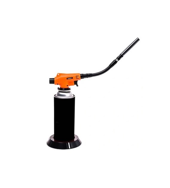 WAART Palnik gazowy z zapłonem piezo, elastyczna dysza