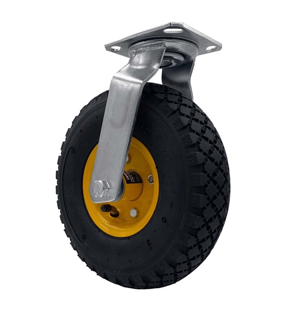 Koło pneumatyczne 3.00 - 4 z podstawą obrotową DIAMANTO