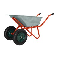 Taczki Japonki 95L ocynkowane dwukołowe DIAMANTO