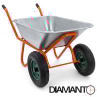 Taczki Japonki 95L ocynkowane dwukołowe DIAMANTO