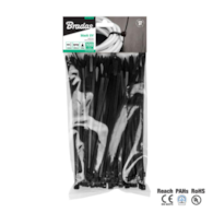 Taśma kablowa 4,6 x 120mm UV BLACK, 100 szt