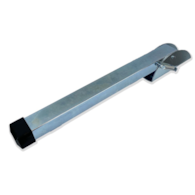 Podpórka do drzwi PROSTOKĄTNA średnia 300x30mm SREBRNY OCYNK