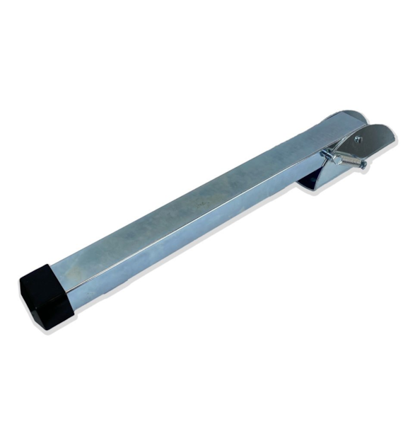 Podpórka do drzwi PROSTOKĄTNA średnia 300x30mm SREBRNY OCYNK