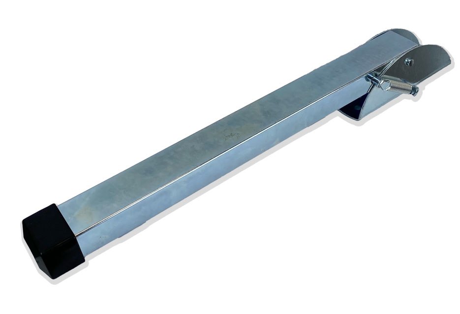 Podpórka do drzwi  PROSTOKĄTNA średnia 300x30mm SREBRNY OCYNK