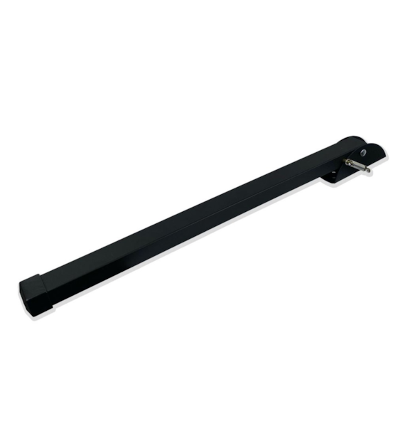 Podpórka do drzwi PROSTOKĄTNA duża 470x30mm CZARNA