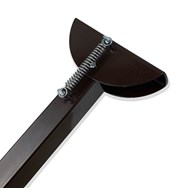 Podpórka do drzwi  PROSTOKĄTNA duża 470x30mm BRĄZ