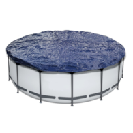 Plandeka okrągła 5,0 m - 5,5m (niebieska) DIAMANTO