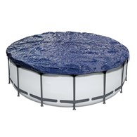 Plandeka okrągła 6,0m - 6,5m (niebieska) DIAMANTO