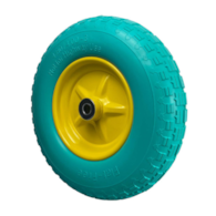 Kółko do taczek piankowe - zielone DIAMANTO