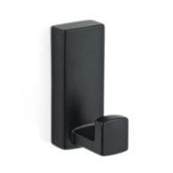 Wieszak meblowy na ubrania haczyk pojedynczy loft - czarny matowy (WM 039 P2)