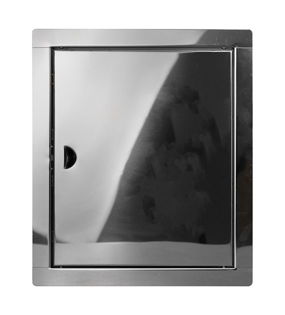 Drzwiczki rewizyjne nierdzewne zatrzask 25x30cm (wew. 20x25)