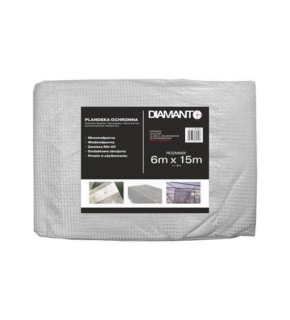Plandeka na rusztowania 6,0 x 15m DIAMANTO