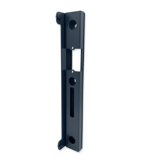 Kaseta elektrozaczepu niska do furtki antracyt