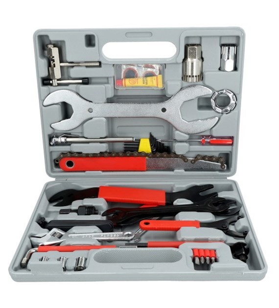 Zestaw narzędzi rowerowych 44 elementy