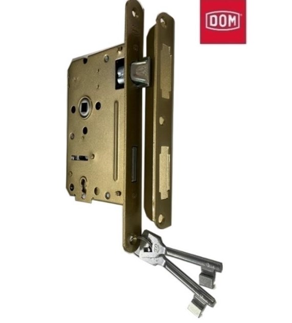 Zamek 72/60 BOX na klucz DOM POLSKA lewy