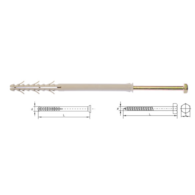 Kołek ramowy klucz 12x300mm, 50 szt