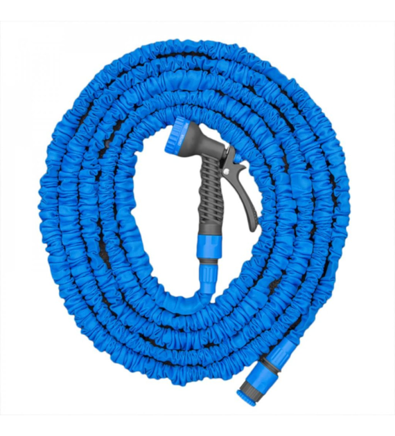 Wąż rozciągliwy - zestaw ogrodowy TRICK HOSE 10m - 30m (jasnoniebieski)