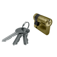 Wkładka drzwiowa 30/9mm (3-klucze) mosiądz DIAMANTO