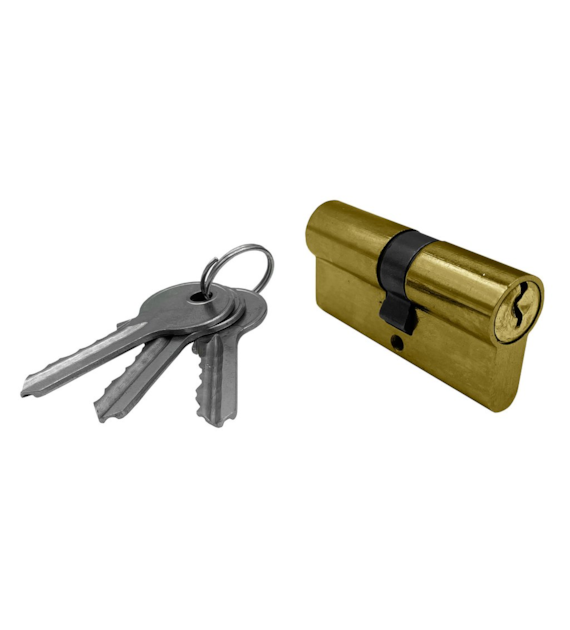 Wkładka drzwiowa 30/35mm (3-klucze) mosiądz DIAMANTO