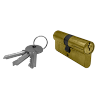 Wkładka drzwiowa 35/35mm (3-klucze) mosiądz BLISTER DIAMANTO