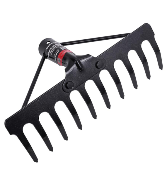 Grabie metalowe WZMOCNIONE 10-zębne n/opr DIAMANTO