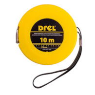 Taśma miernicza stalowa 10 m, 10 mm DREL